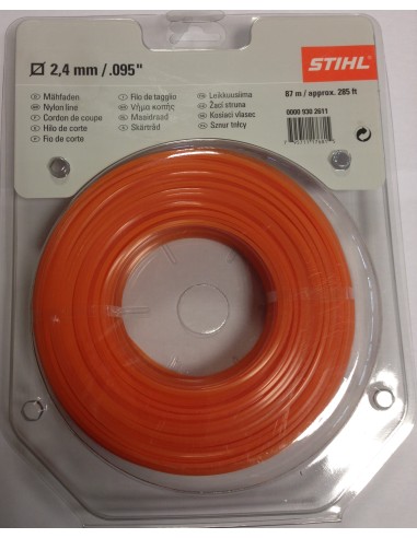 Fil de coupe carré STIHL 2.4mm