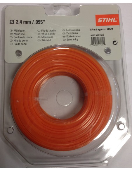 Fil de coupe carré STIHL 2.4mm
