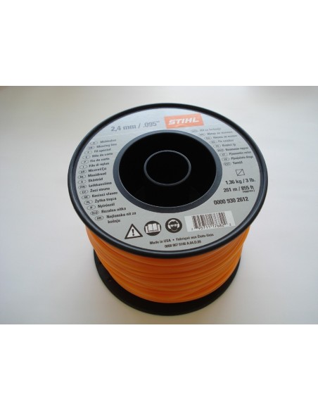 Fil de coupe carré STIHL 2.4mm