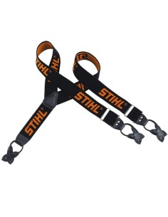 Bretelles noires et oranges STIHL